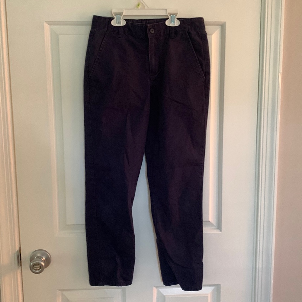 Hanna Anderson boys navy pants size 150